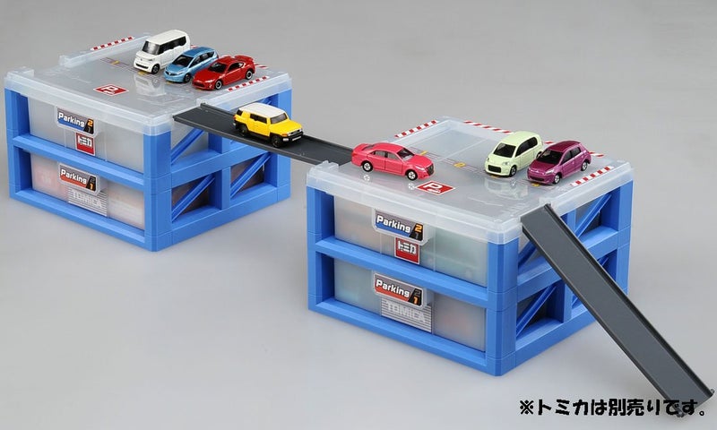 Takara Tomy "Tomica Parking Case 24", Mini Car, Toy Storage, 3 Years Old and Up, Toy Safety Standards Passed, ST Mark Certification, TOMICA TAKARA TOMY Plastic, White - Image 5